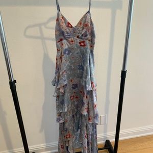 Fem Baby Blue Floral Dress
Prom/Formal/wedding guest